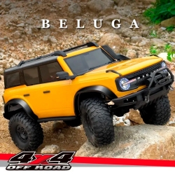 Радиоуправляемая машина краулер Huang Bo 4WD RTR масштаб 1:10 2.4G Bronco Yellow - HB-R1001